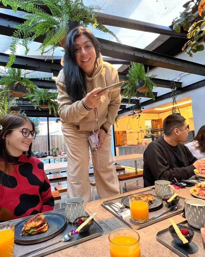 Chef Fernanda celebrando sus 40 años