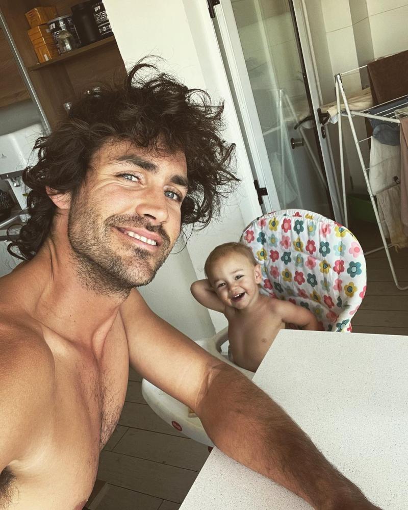 Matías Assler celebra dos años de su hijo