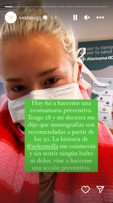 Vesta Lugg - Historias de Instagram
