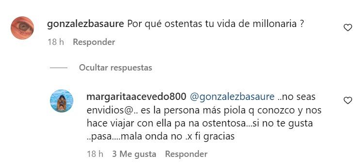 Comentario a Maca Tondreau