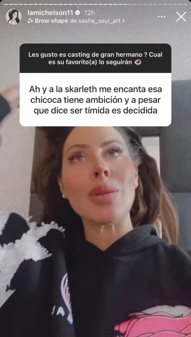 Ignacia Michelson sobre ex de Pailita.