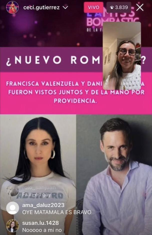 Cecilia Gutiérrez sobre supuesto nuevo romance de Daniel Matamala.