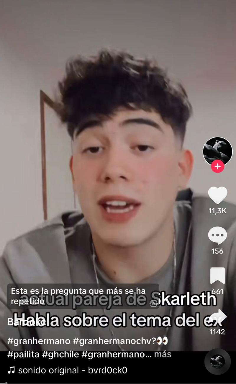 El descargo de actual pareja de Skarleth Labra.