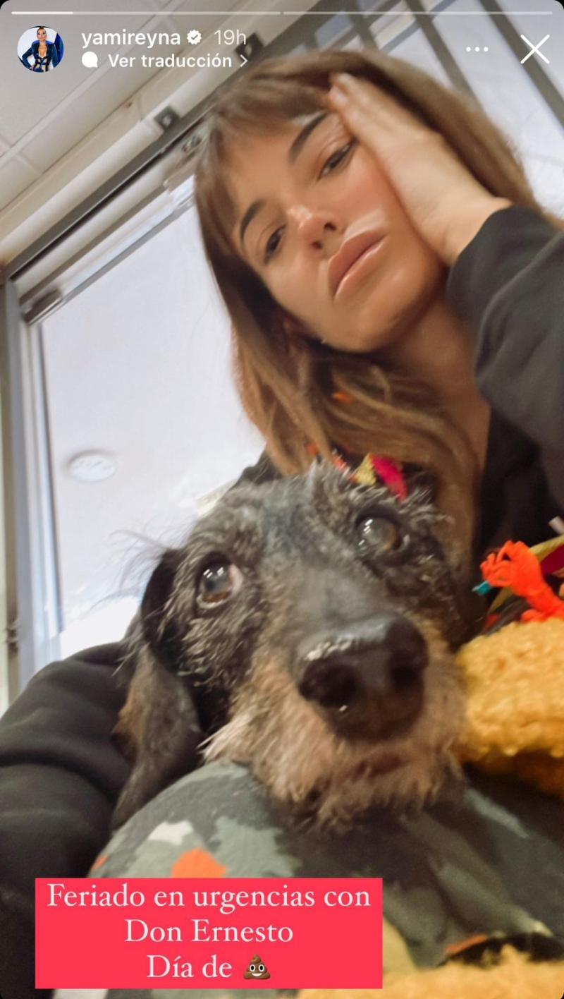 Yamila Reyna preocupa tras revelar complejo estado de salud de su perrito.