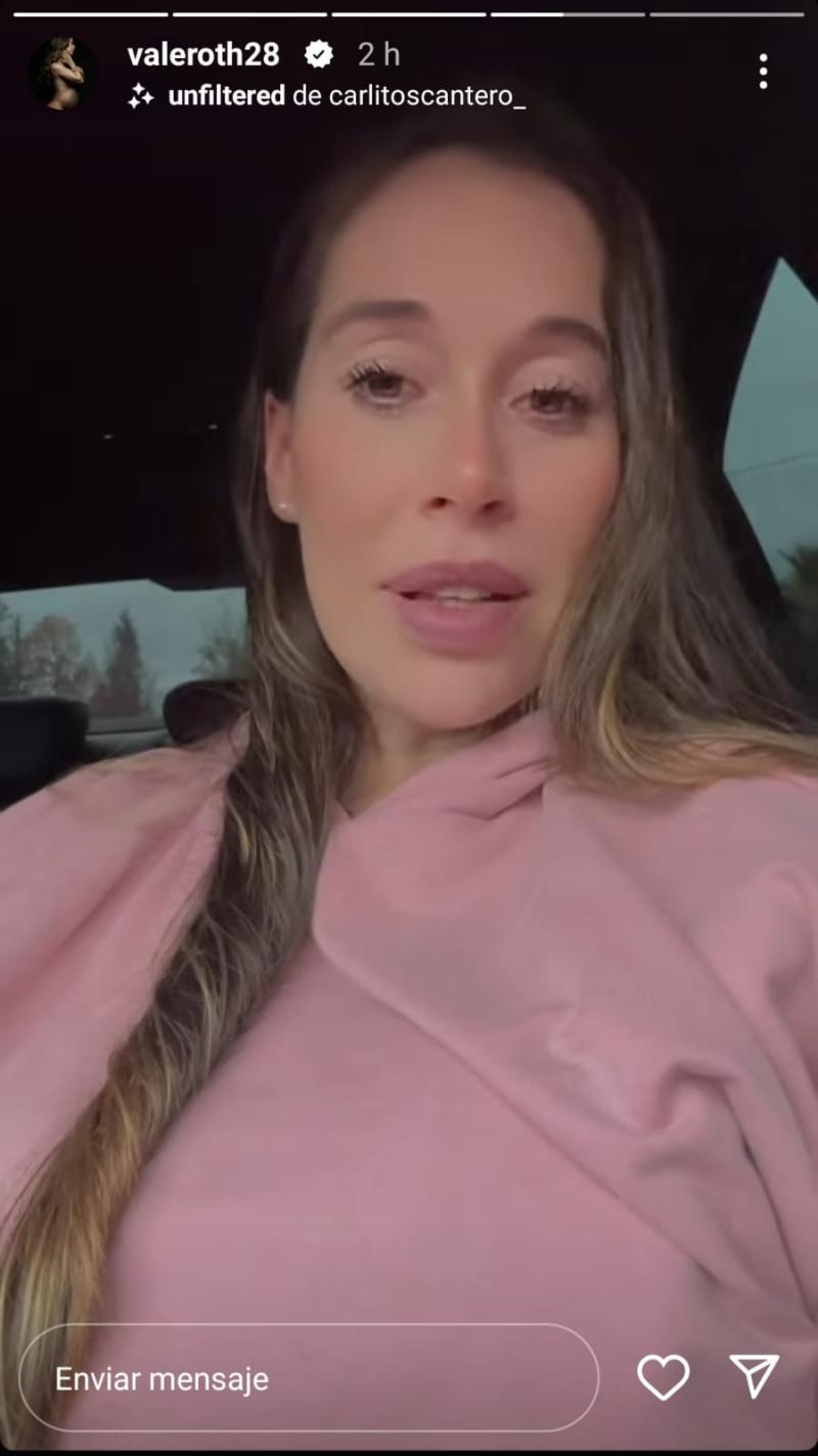 Vale Roth contó que operaron a su bebé.