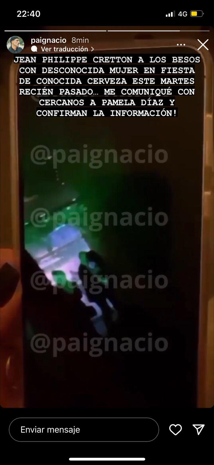 Jean Philippe Cretton le es infiel a Pamela Díaz