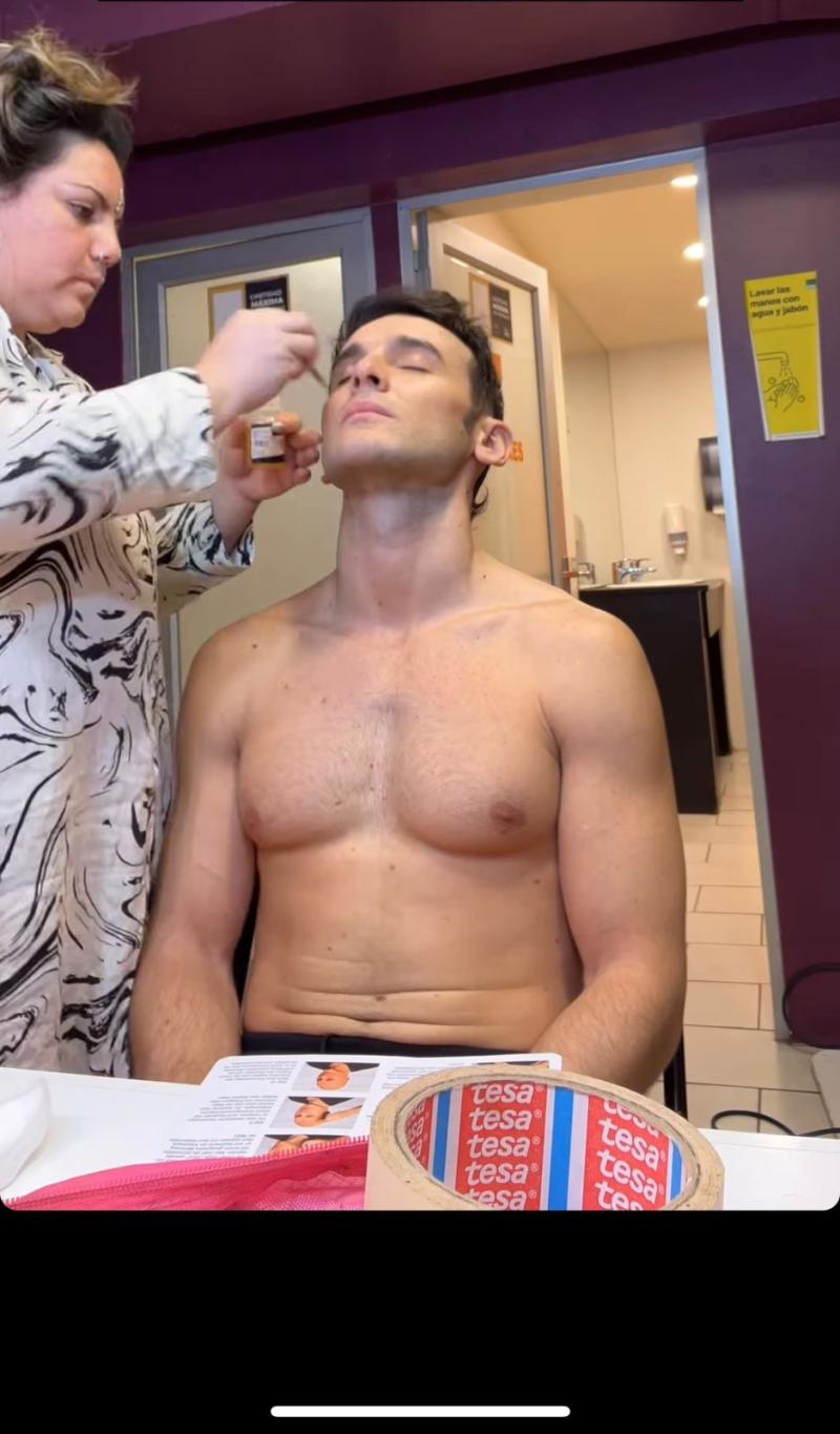 Tomás González sin su icónico bigote.