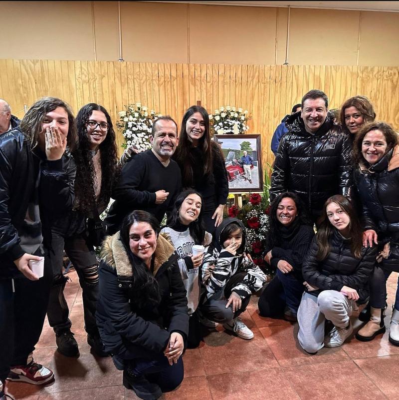 Emotiva despedida de Julio César Rodríguez a su padre.