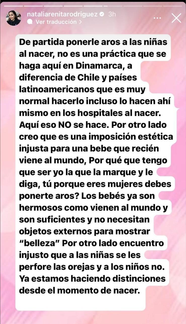 Natalia Rodríguez hace frente a cuestionamientos.