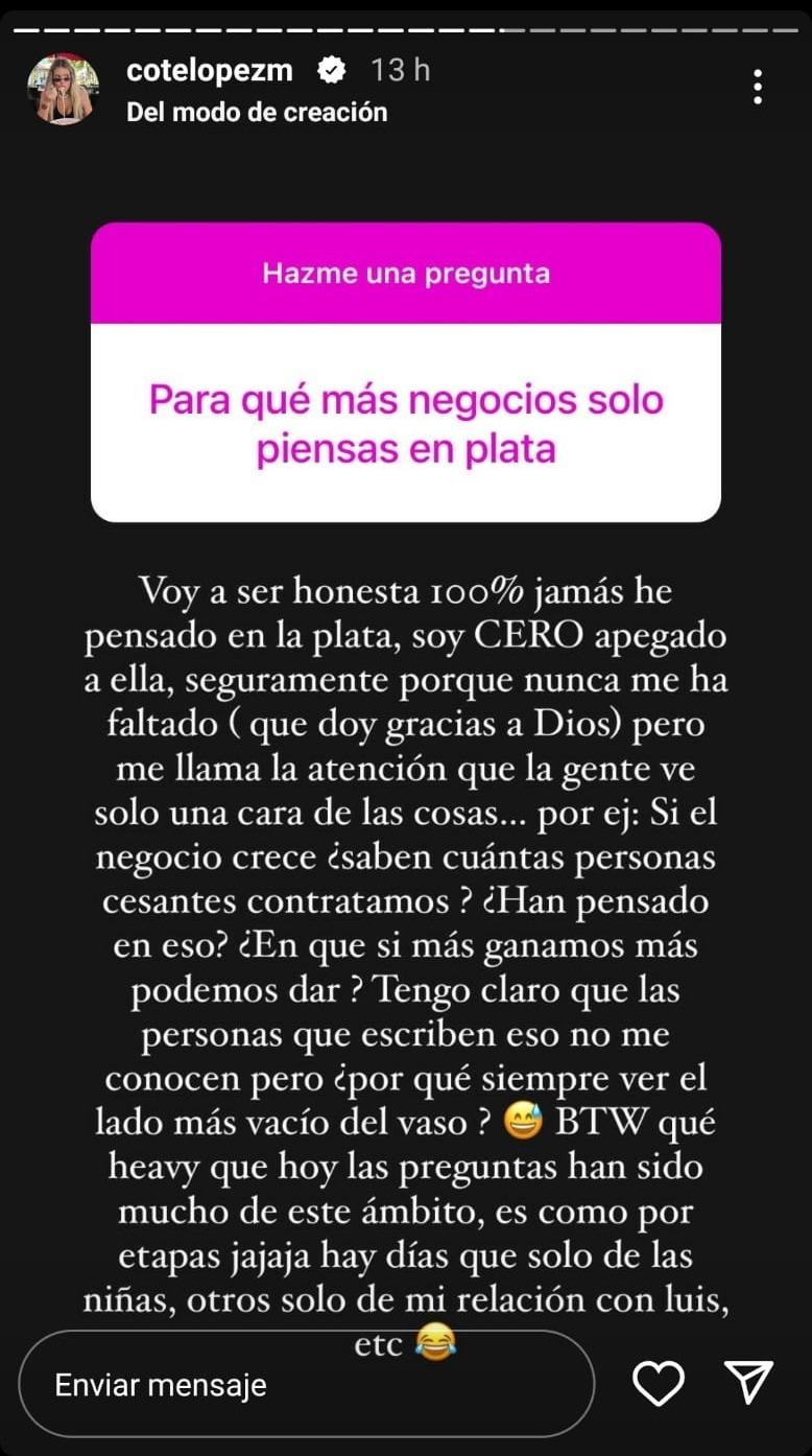 Coté López lanzó contundente respuesta.