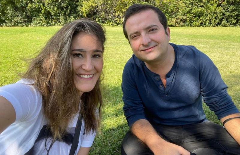 Belén Mora junto a Toto Acuña.