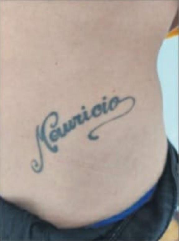 Tatuaje de "Mauricio" Pinilla de Gissella Gallardo