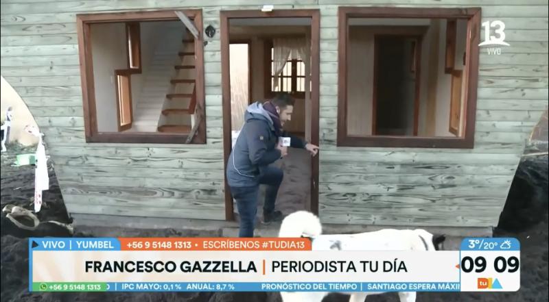 Casa en Yumbel que estaba a punto de caer se salvó de milagro