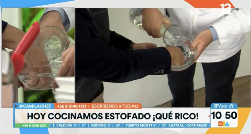 Nacho Gutiérrez sufrió dolorosa quemadura en la cocina