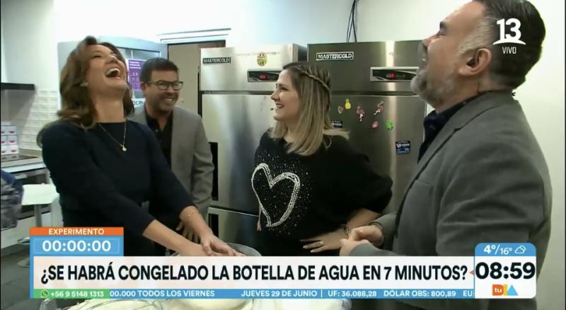 Michelle Adam protagonizó divertido chascarro por fallido experimento