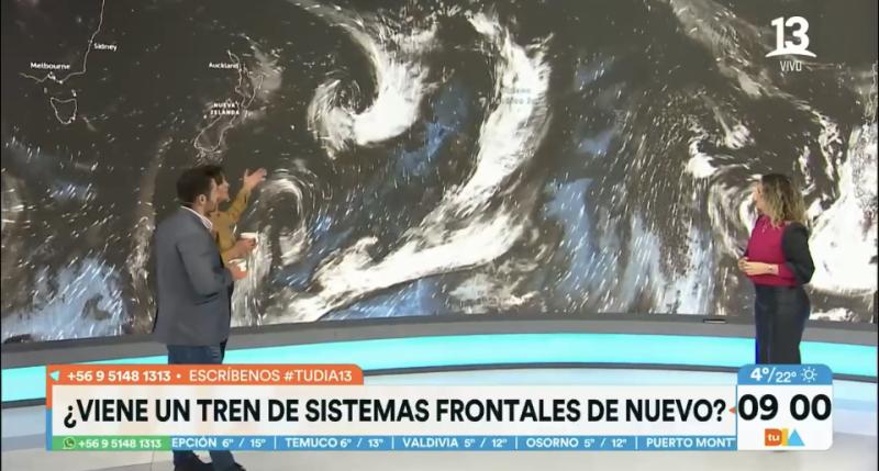 Alertan por posible nuevo tren de sistemas frontales en el sur del país