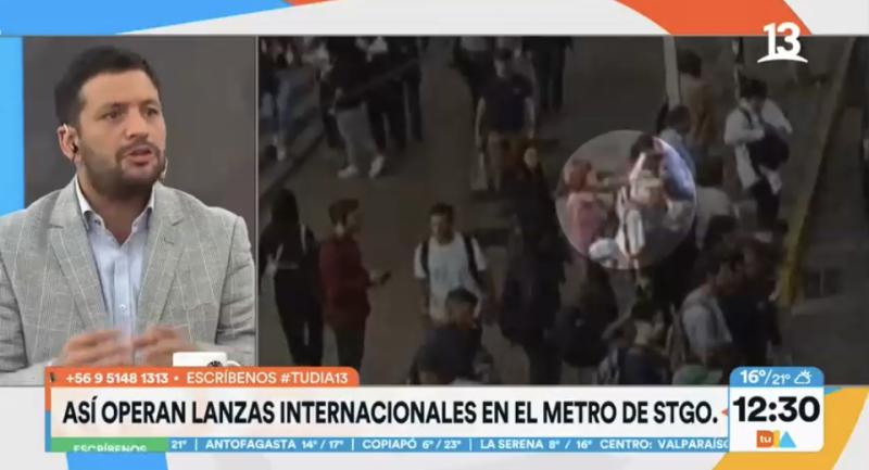 Así operan los lanzas en el Metro de Santiago