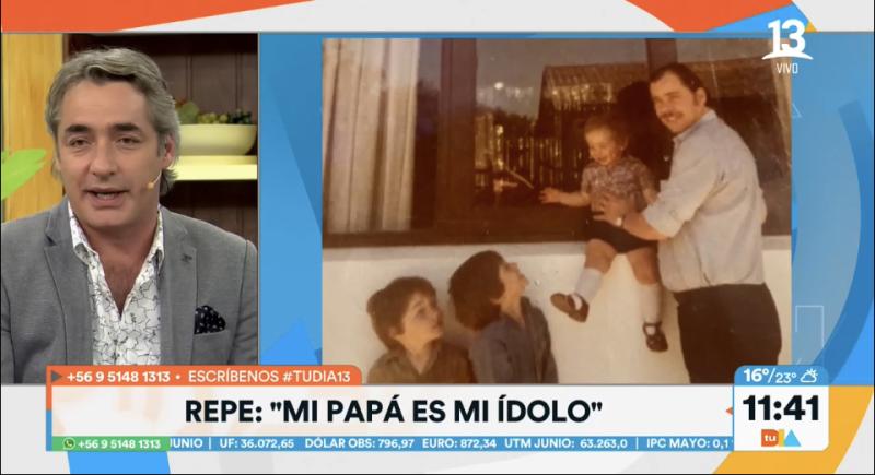Repe se emociona en vivo al hablar de su papá