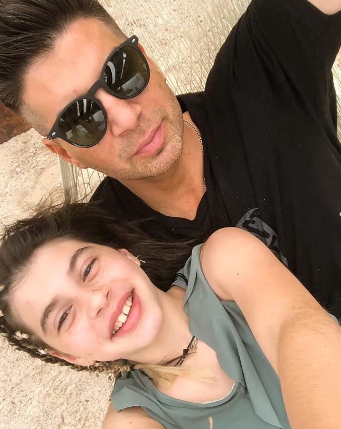 Mario Velasco y su hija Julieta