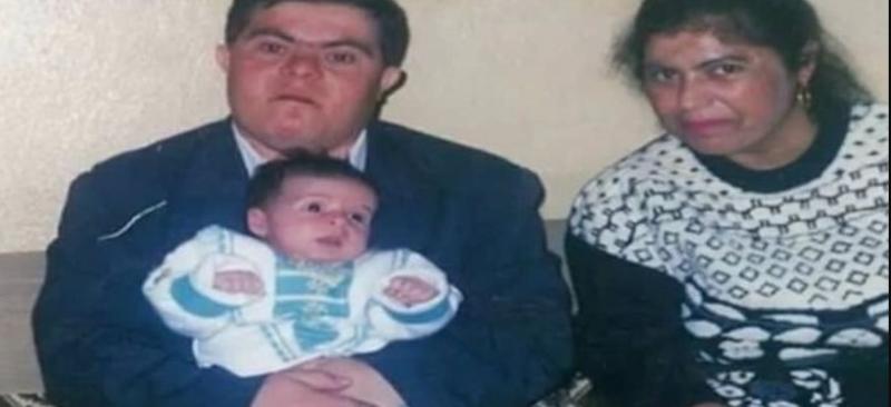 Jad Issa, Samira y Sader cuando bebé