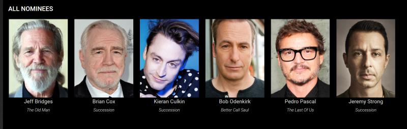 Nominados a Mejor actor en Serie drama en Emmys 2023