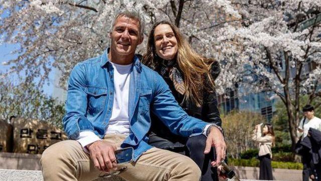 María Gracia Subercaseaux junto a su esposo, Waldemar Méndez
