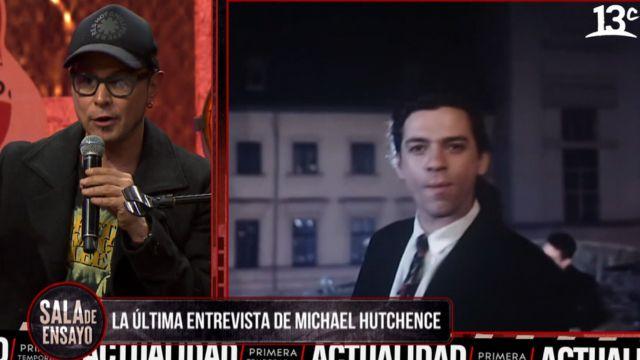 Alfredo Lewin y Michael Hutchence