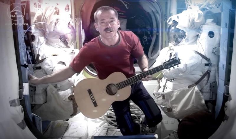 Comandante Chris Hadfield desde el espacio
