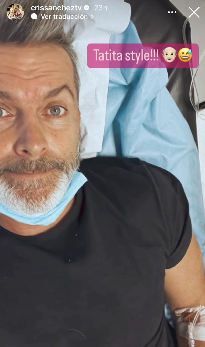 Cristián Sánchez preocupa por foto desde clínica