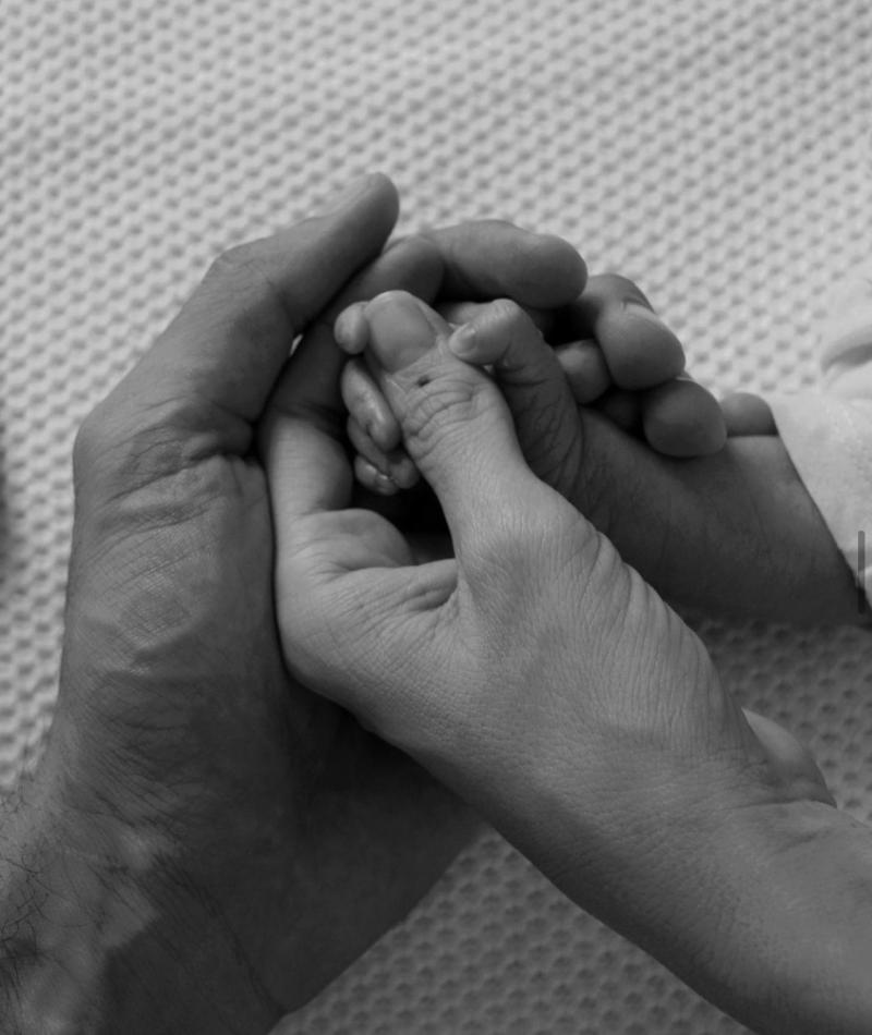 Flavia Medina y la primera sesión fotográfica de su hija