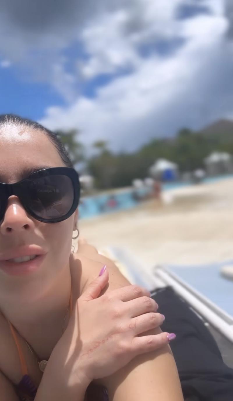 Daniela Aránguiz pasa las penas en Orlando, Estados Unidos