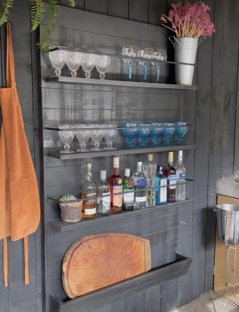 Luz Valdivieso muestra cómo quedó la remodelación de su terraza