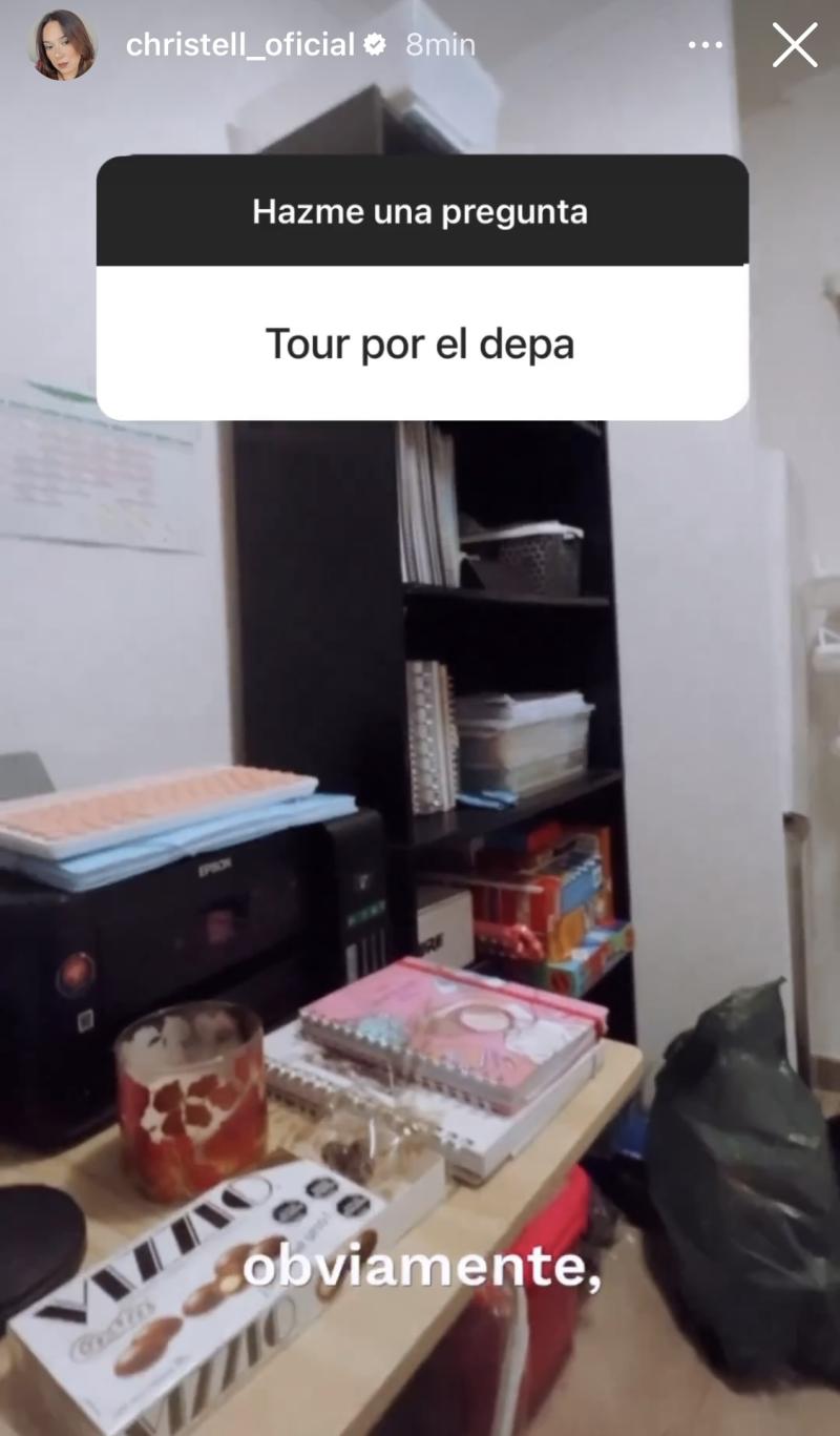 Christell Rodríguez hace un tour por su casa