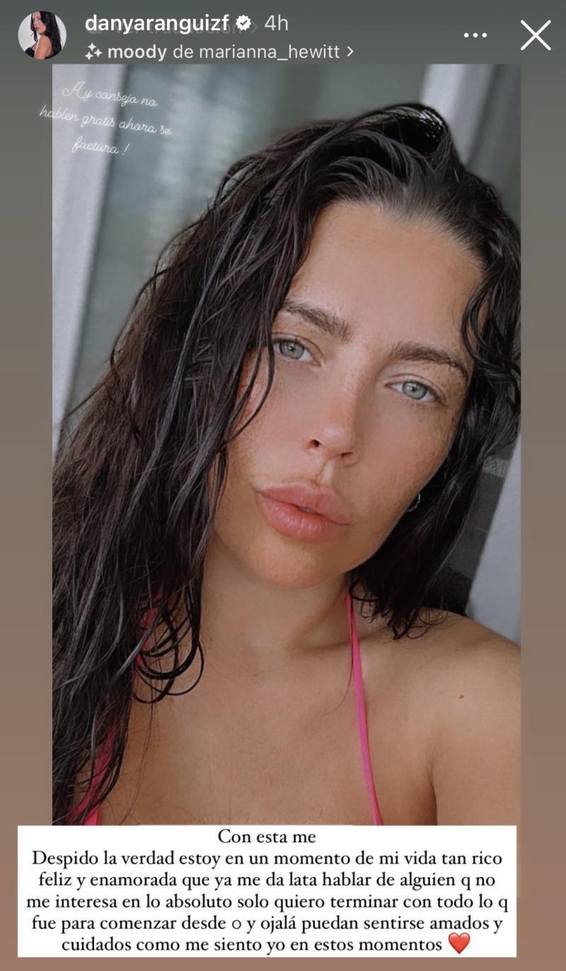 Mensaje de Daniela Aránguiz