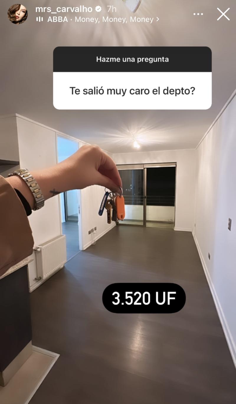 Michelle Carvalho reveló cuánto gastó en la compra de su departamento