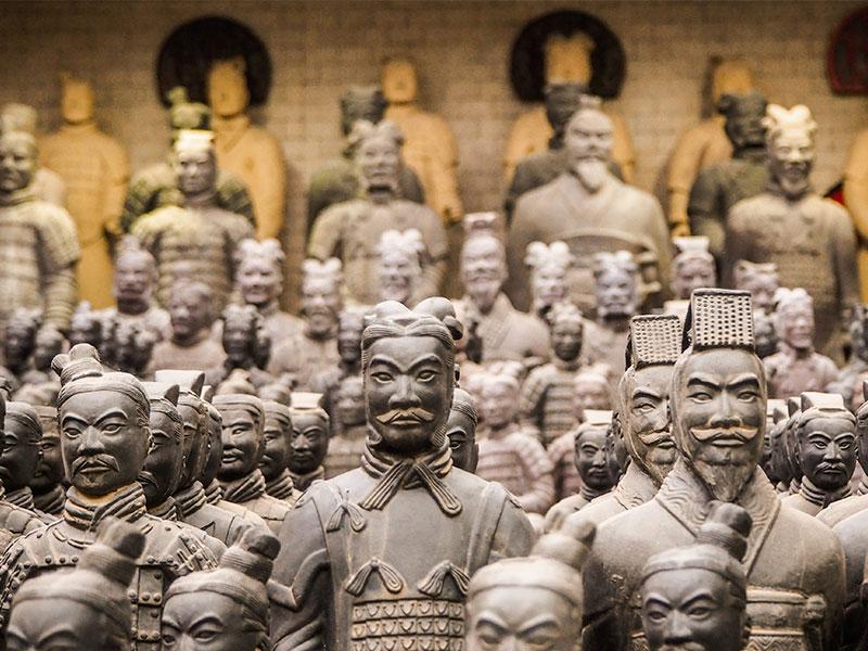 GUERREROS DE TERRACOTA EN XI'AN