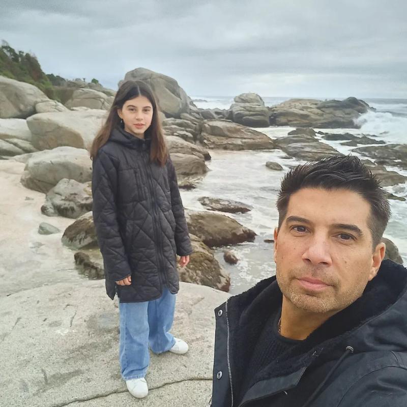 Mario Velasco y su hija Julieta