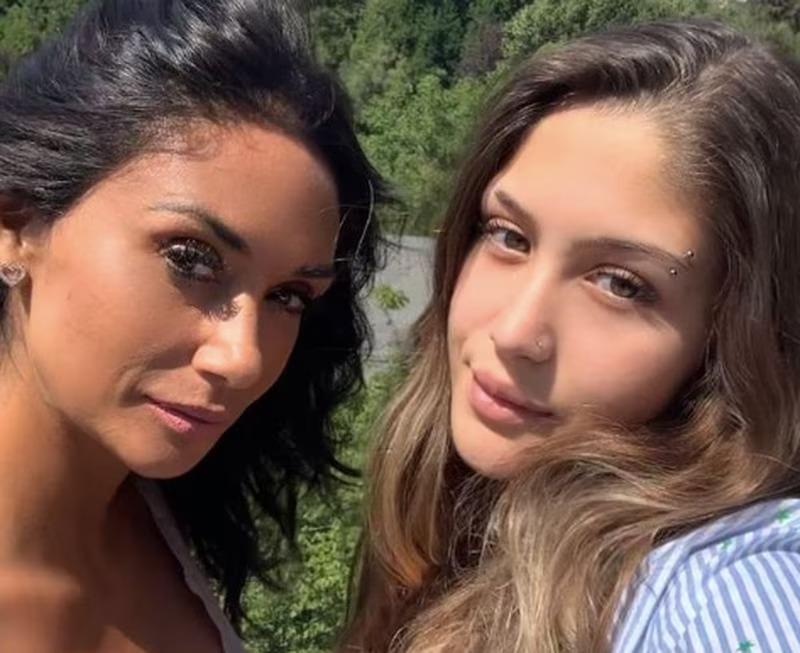 Pamela Díaz y su hija, Trinidad