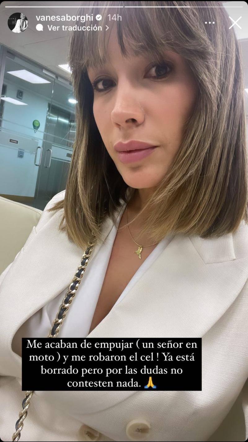 Vanesa Borghi fue víctima de un robo