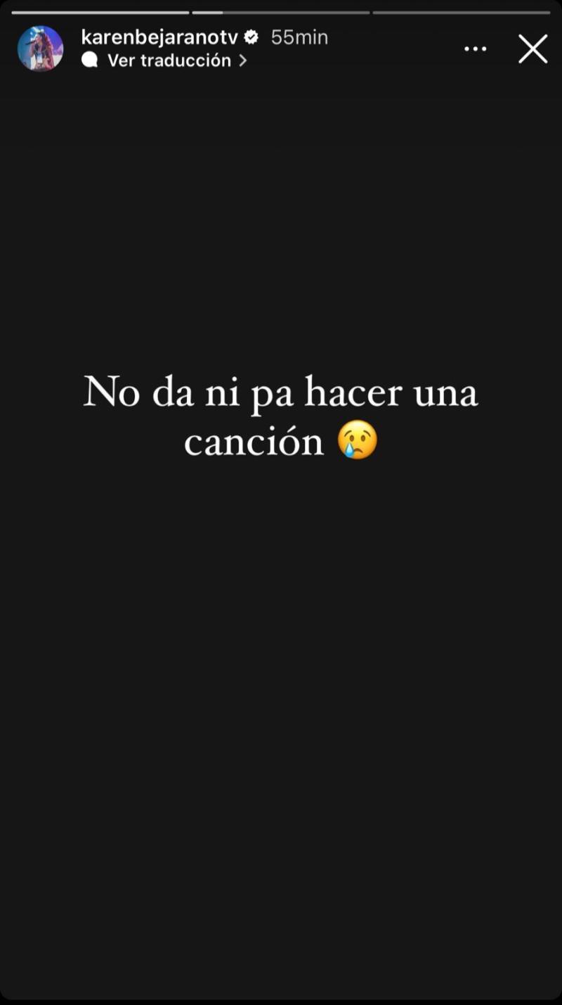 Mensaje de Karen Bejarano