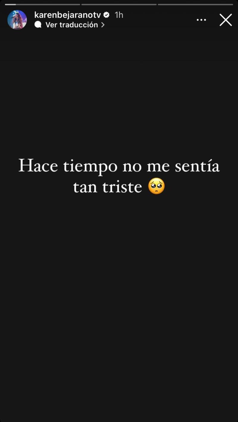 Mensaje de Karen Bejarano