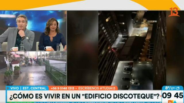 ¡Le tiraron un balde con agua! Periodista de Tu Día sufre confuso incidente en Estación Central