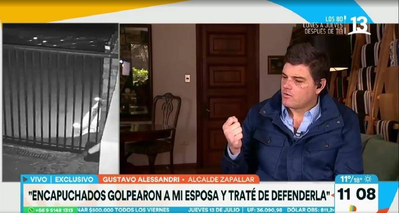 “Más de 48 puntos tengo en el cuerpo”: Alcalde de Zapallar relató cómo vivió violento asalto