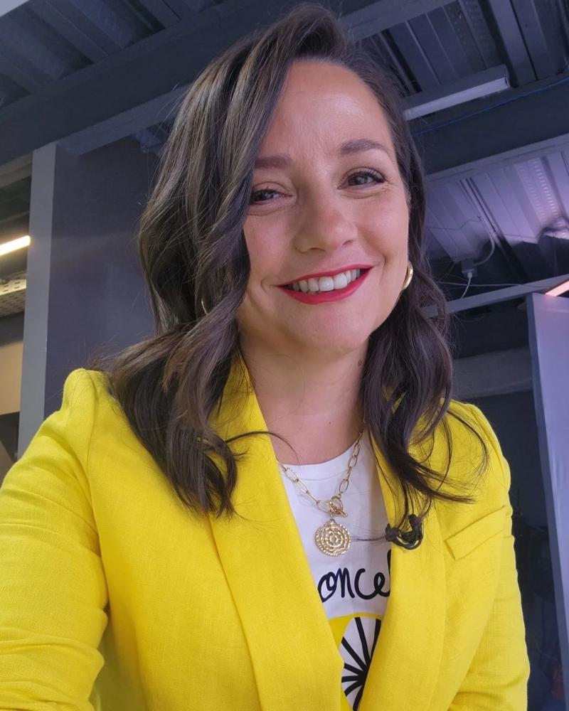 Andrea Arístegui, periodista y conductora