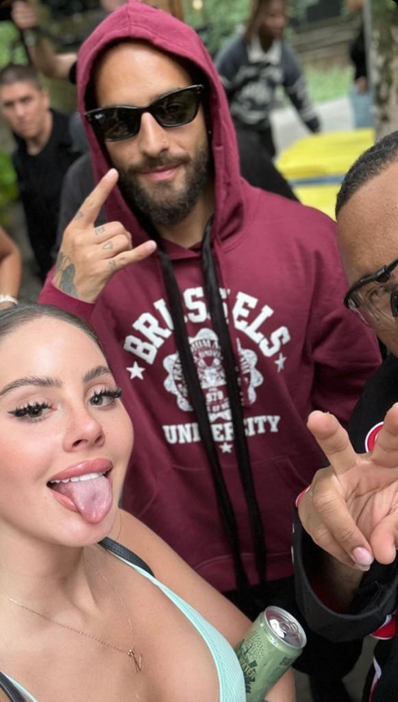 Ignacia Michelson se fotografió con Maluma