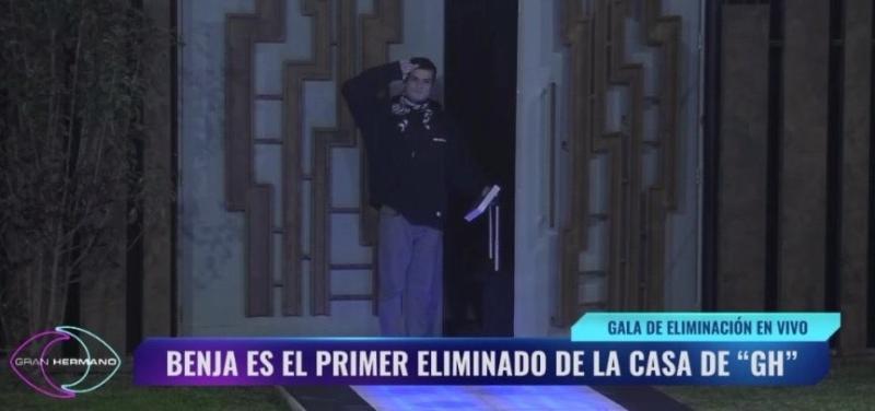 Benjamín Lagos fue el primer eliminado de Gran Hermano