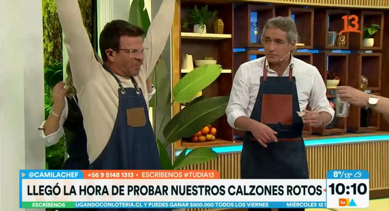 Nacho Gutiérrez sufrió particular percance en vivo y en directo