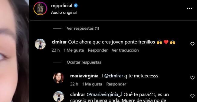 María José Quintanilla recibió crítica por sus dientes