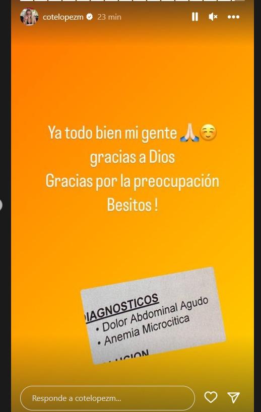 Historia de Coté López en la que revela su diagnóstico