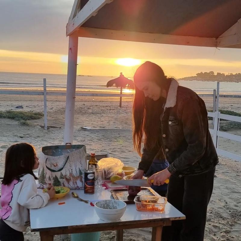 Las vacaciones familiares de Cristián Riquelme